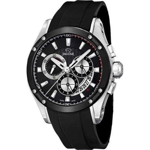 JAGUAR J688/1 JAGUAR Special Edition Chronograph Black Rubber Strap